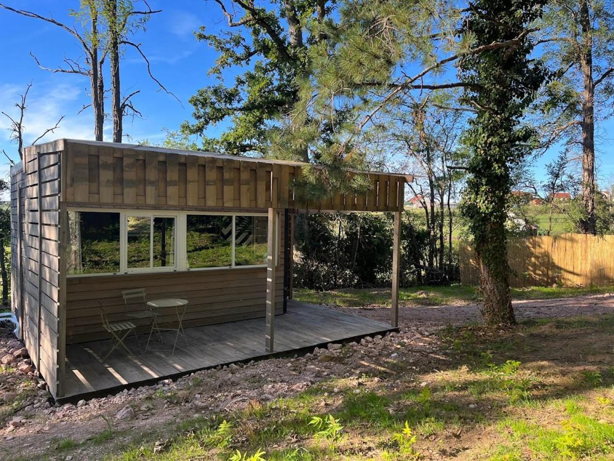 La Cabane Du Champ Du Possible Uxeau 外观 照片